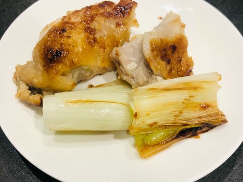 鶏とネギの塩麹焼き